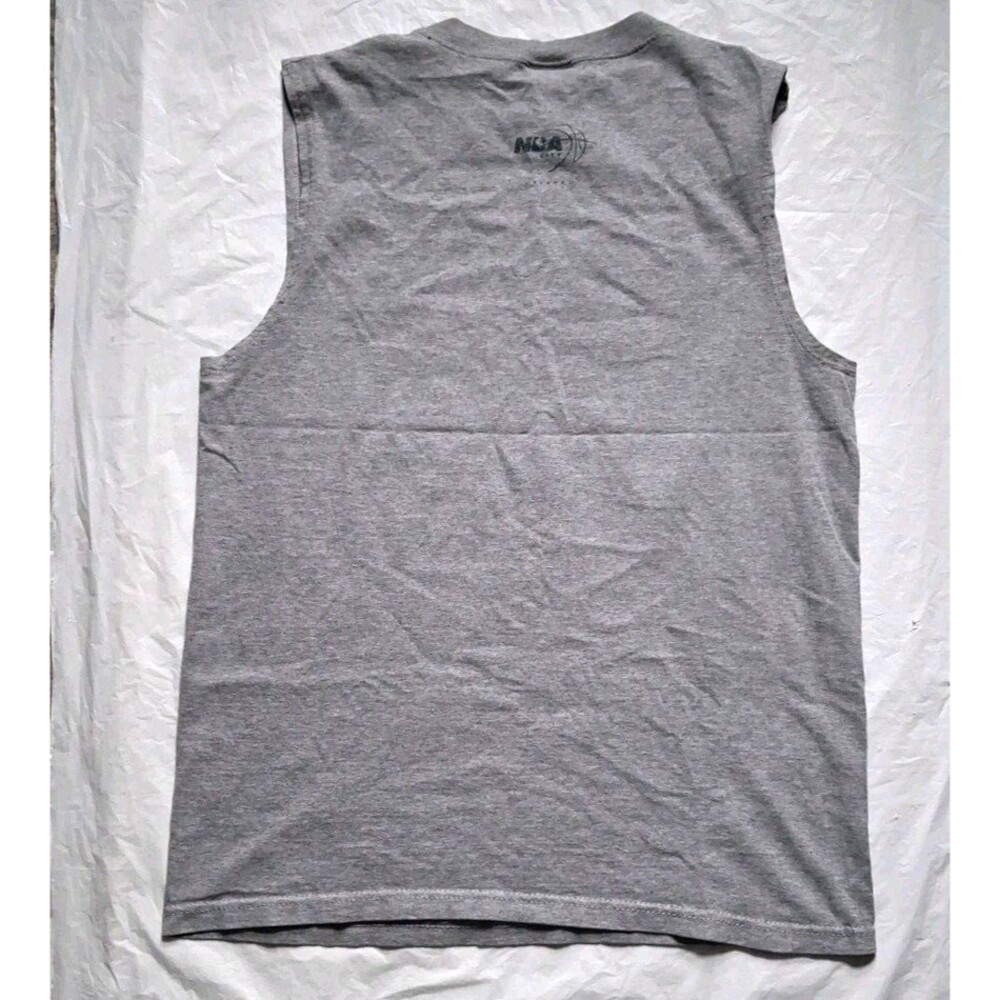 Vintage city M tank top Mens founded 1997 Gray Basketball Active wear Graphic - Picture 2 of 12